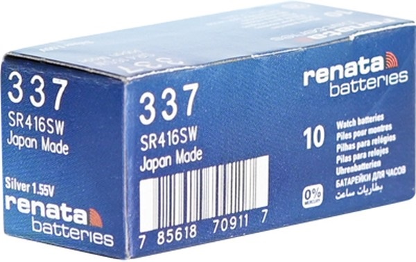 Renata 337 SR416SW/10BOX