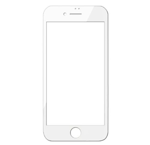 Защитное стекло на экран для IP 6S (15 D, Белый, в упаковке) Защитное стекло на экран для IP 6S