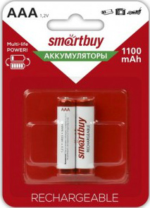 Аккумулятор AAA Smartbuy HR03 /2 BL  1100 mAh NiMh (2 шт. в упаковке)