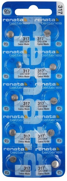 Renata 317 SR516SW/10BL Renata 317 SR516SW/10BL