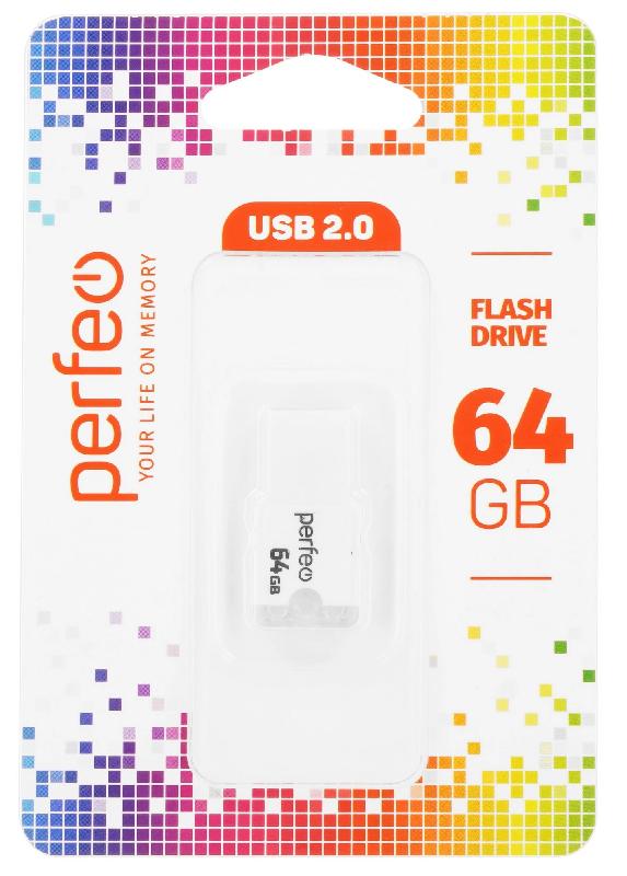 Perfeo USB 64GB M01 White