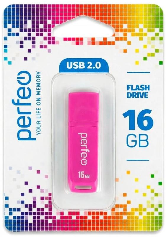 Perfeo USB 16GB C11 Rosy
