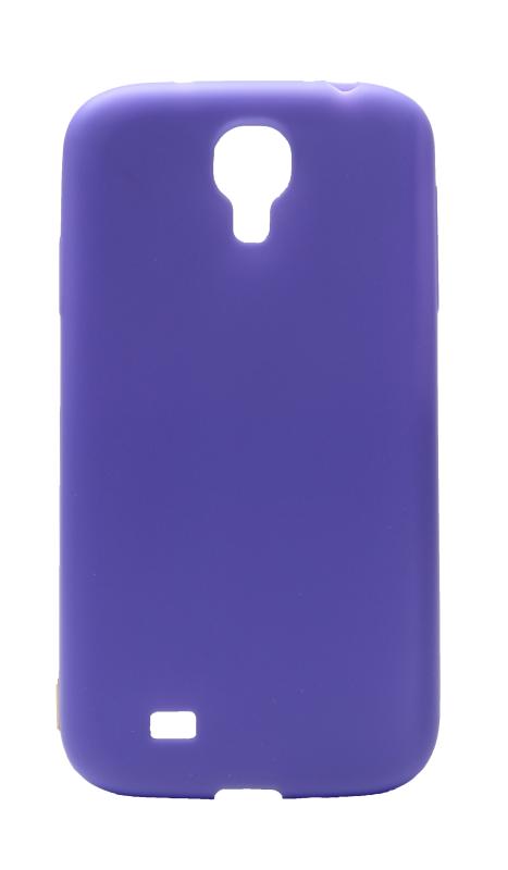 Силиконовый чехлол для Sam S4 (i9500)  &quot;клаcсика&quot;  цветной (Фиолетовый)