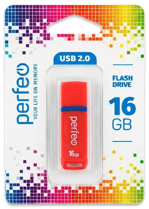 Perfeo USB 16GB C11 Red