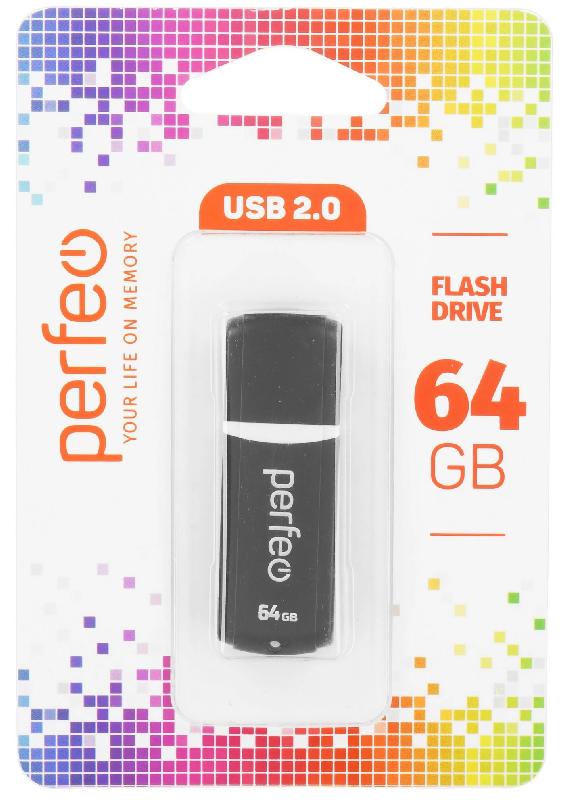 Perfeo USB 64GB C02 Black