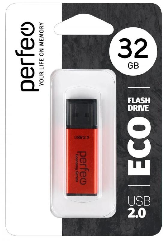 Perfeo USB 32GB E03 Red economy series