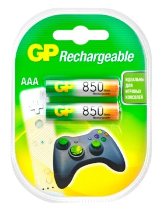 GP AAA850mAh/2BL аккумулятор Пластик ReENERGY (|20/200)