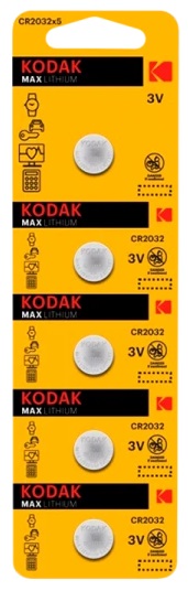KODAK CR2032/5BL MAX Lithium (|60/360)