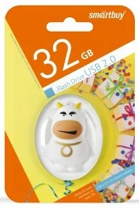 USB 2.0 накопитель Smartbuy 032 ГБ серия Wild Бык (SB32GBBULLW)