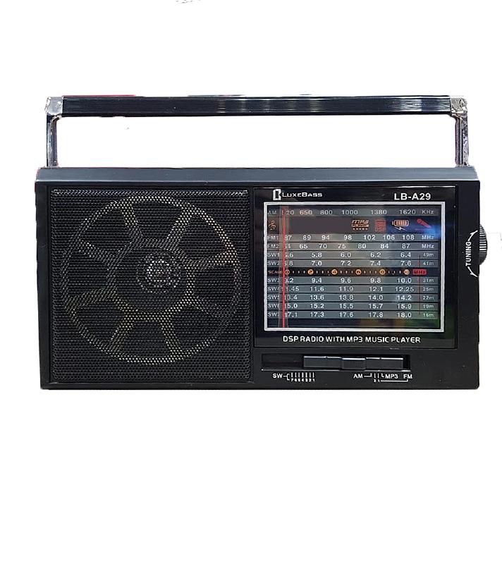 Колонка портативная-радиоприемник LUXE Bass LB-A29 (USB, SD, FM, Mic, LCD)