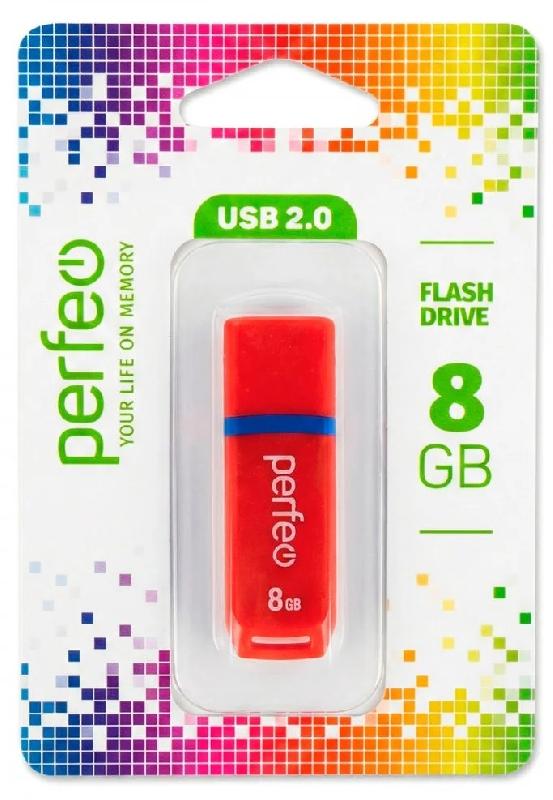 Perfeo USB 8GB C11 Red