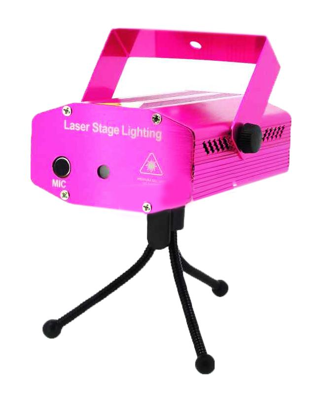 Лазерный проектор D09 (точки) (Розовый)