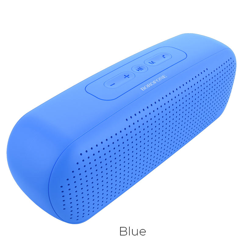 Колонка портативная Borofone BR11 (Bluetooth,USB, microSD,AUX) (Голубой)