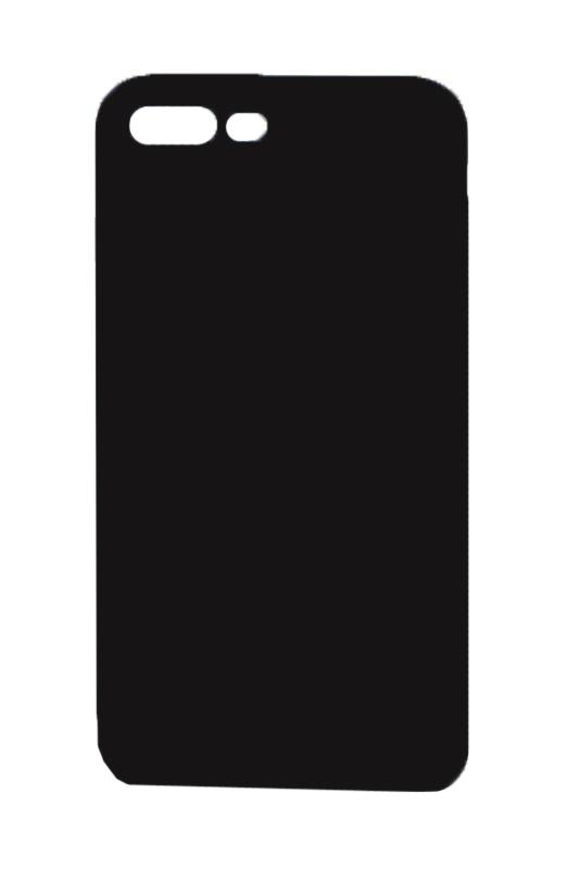 Силиконовый чехол для iPhone 7 Plus (матовый) (Чёрный)