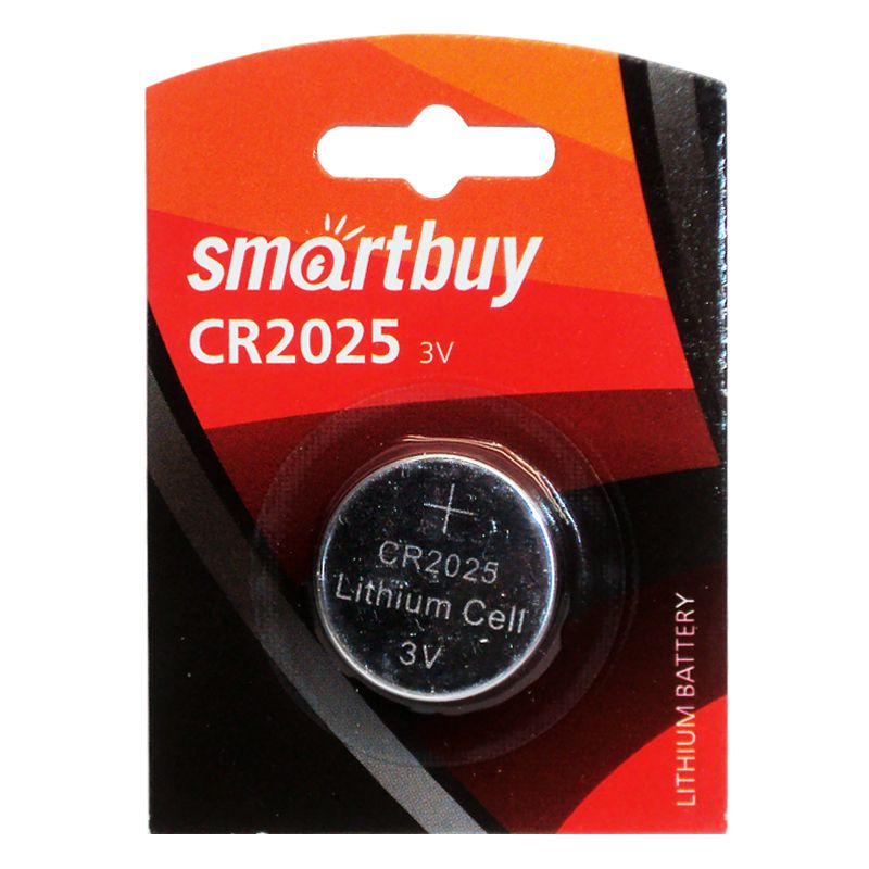 Элемент питания Smartbuy  CR2025/1B  Li-Ion (1 шт.)