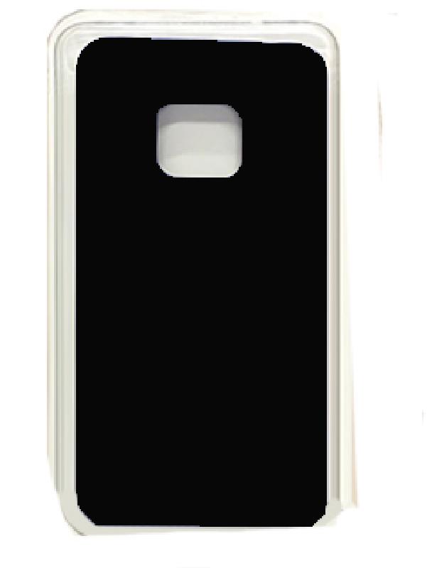 Накладка силиконовая под оригинал для Huawei P20 Lite (2019) (с бархатом внутри) (Чёрный)