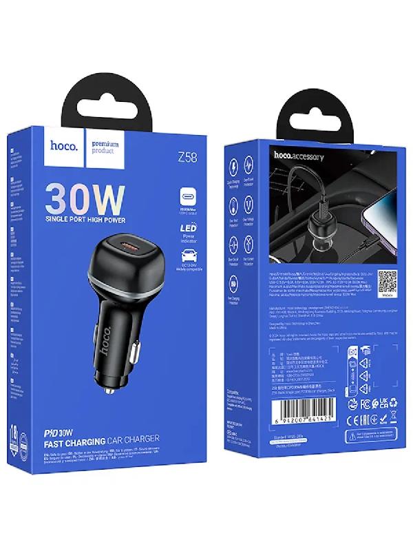 АЗУ hoco Z58 USB-C PD30W (Чёрный)
