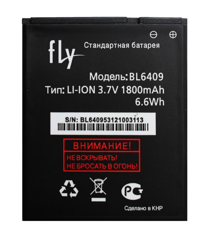 Аккумулятор для  Fly  IQ4406 Era Nano 6  BL6409  1750 mAh  ориг. тех.упаковка
