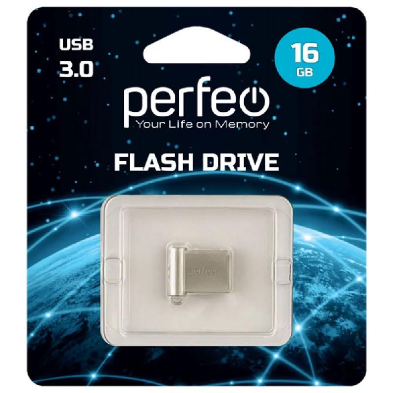 Perfeo USB 3.0 16GB M06 Metal Series