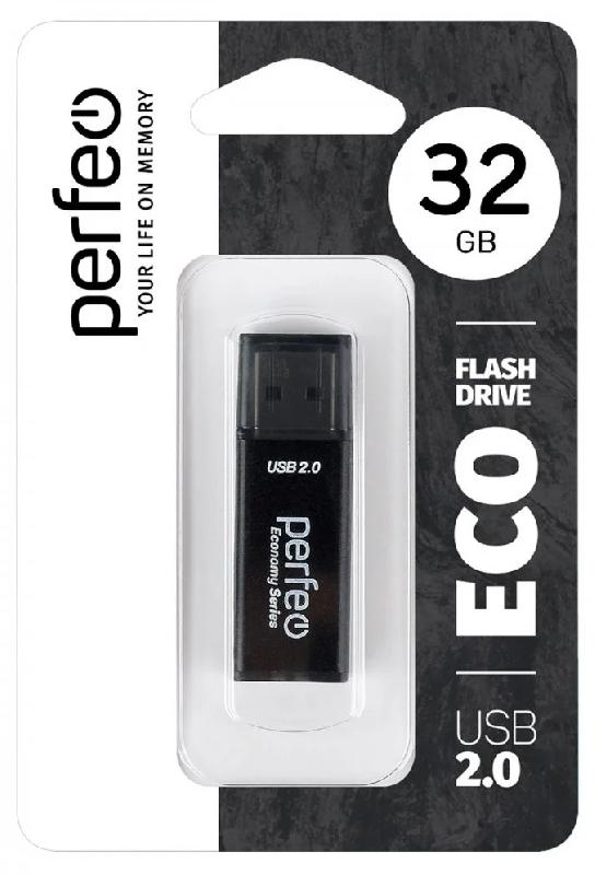 Perfeo USB 32GB E03 Black economy series