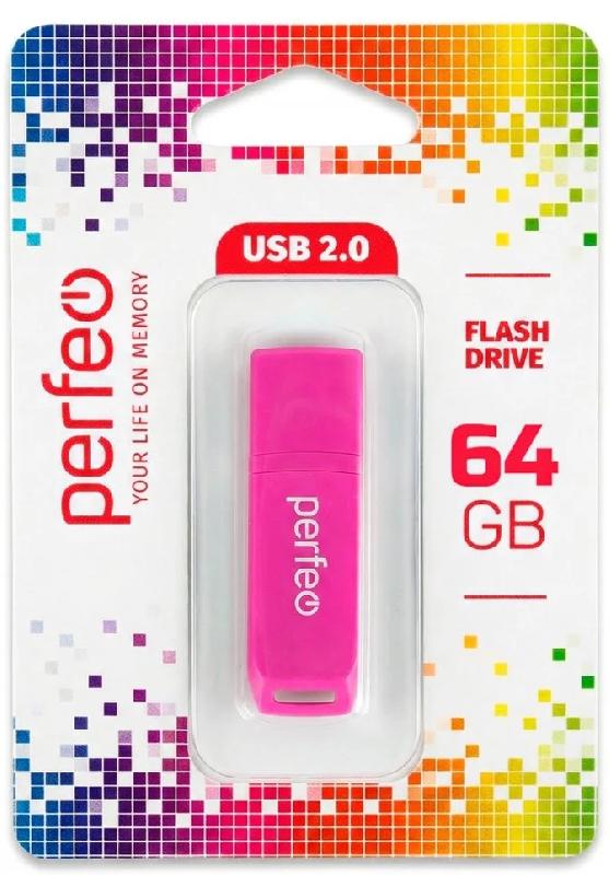 Perfeo USB 64GB C11 Rosy