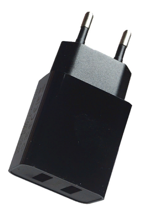 Сетевое зарядное устройство с 2USB 2.4А  S75 (Чёрный)