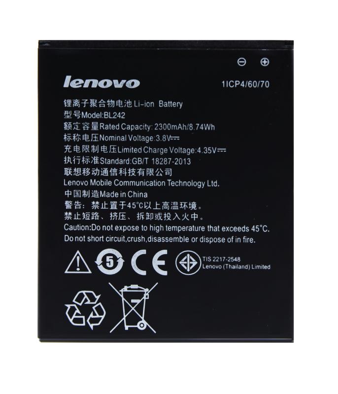 Аккумулятор для Lenovo А6010/А6000  BL-242  2300 mAh  ориг.тех упаковка
