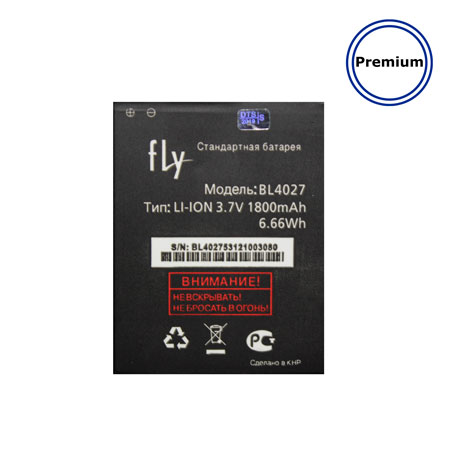 Аккумулятор для Fly BL-4027 на тел. IQ4410 1800 mAh (Premium, тех.упаковка)