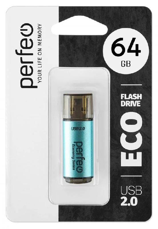 Perfeo USB 64GB E04 Green economy series