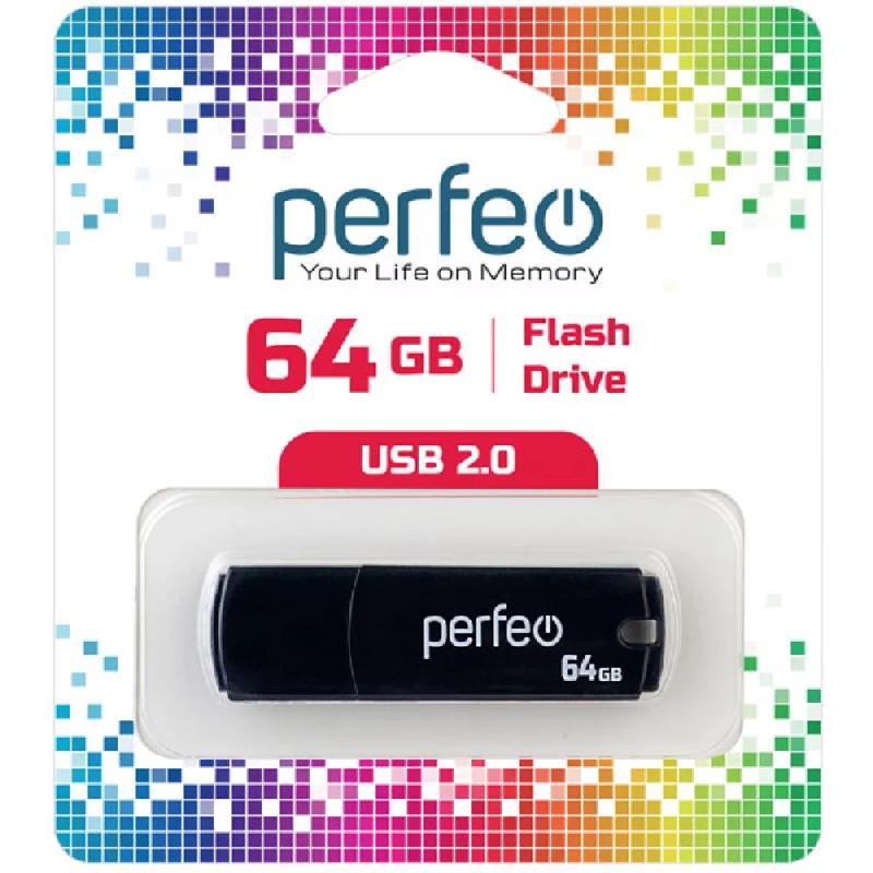 Perfeo USB 64GB C05 Black