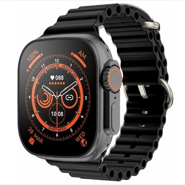 Смарт часы  HOCO Smart WATCH Y12 Ultra 49mm. Bluetooth, NFC,GPS IP67 (Чёрный)