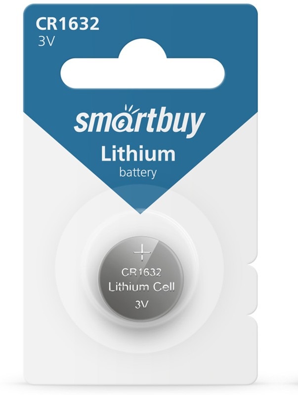 Литиевый элемент питания Smartbuy CR1632/1B (12/720) (SBBL-1632-1B)