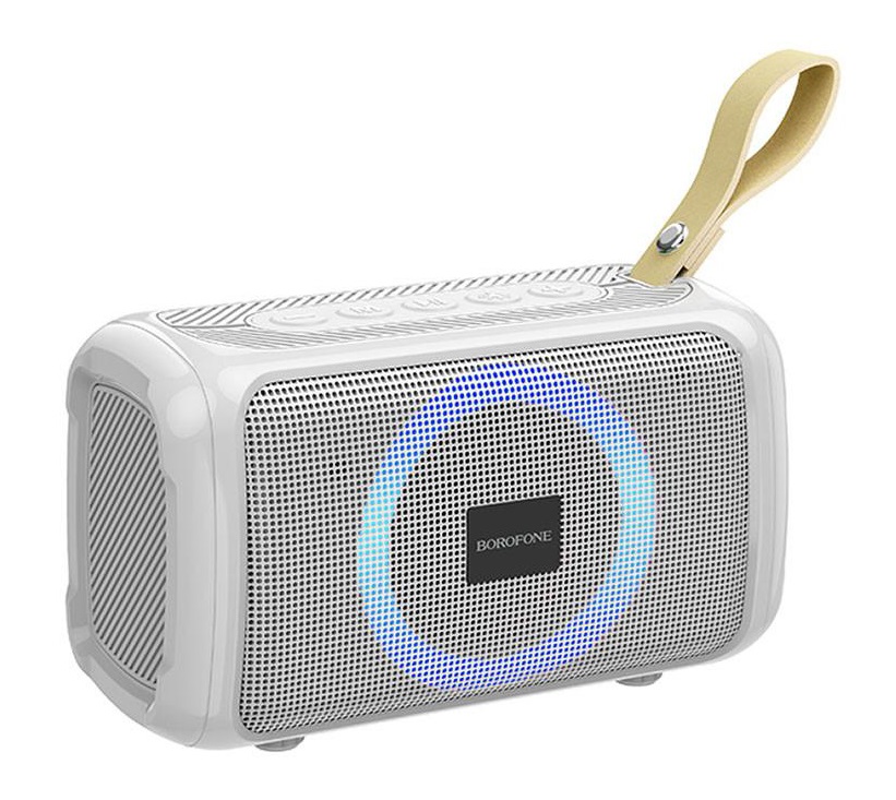 Колонка портативная Borofone, BR17, Cool sports, Bluetooth, цвет: серый