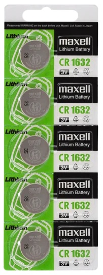 MAXELL CR1632/5BL GREEN (CN) (|100/2000)