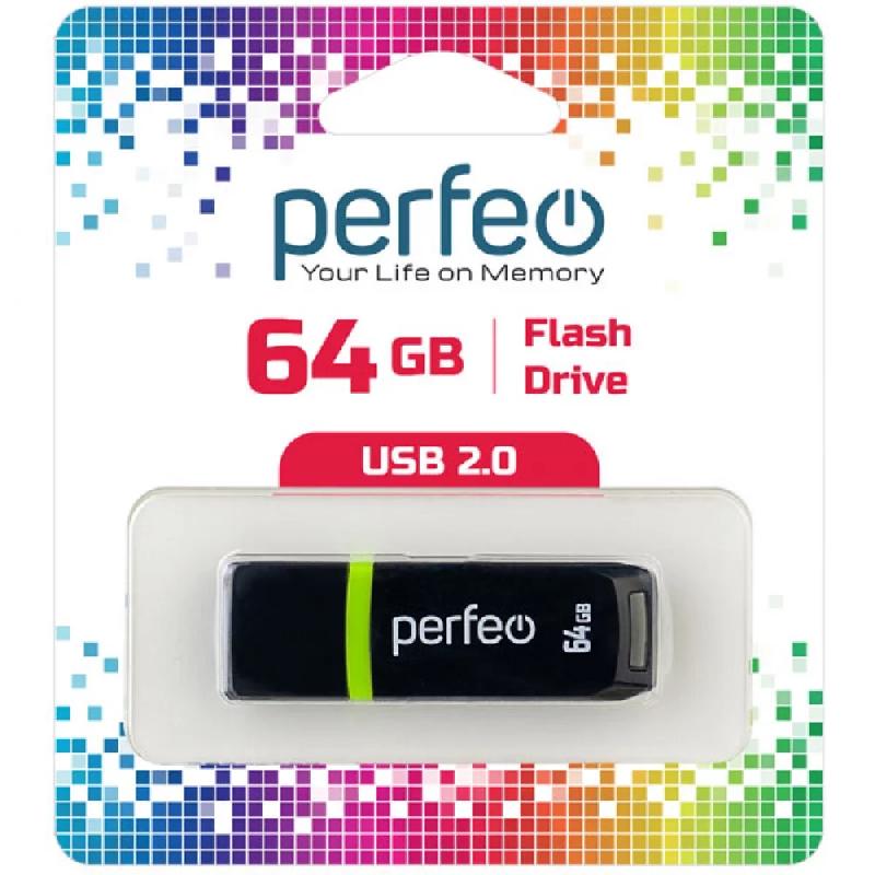 Perfeo USB 64GB C11 Black