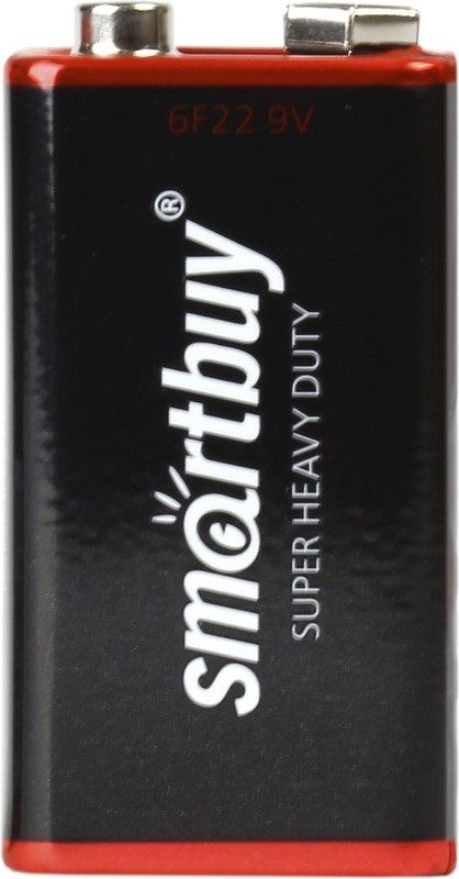 Батарейка солевая крона Smartbuy 6F22/1S (10/400) (SBBZ-9V01S)