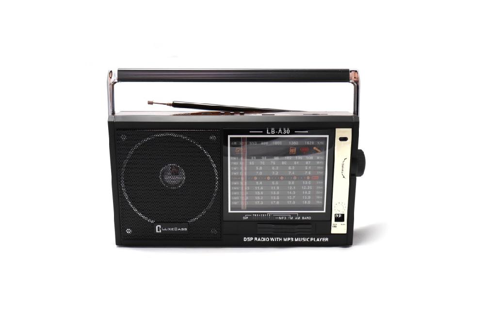 Колонка портативная-радиоприемник LUXE Bass LB-A30 (USB, SD, FM, Mic, LCD)