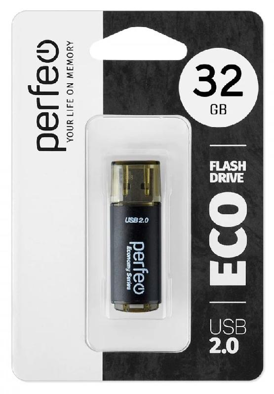 Perfeo USB 32GB E04 Black economy series