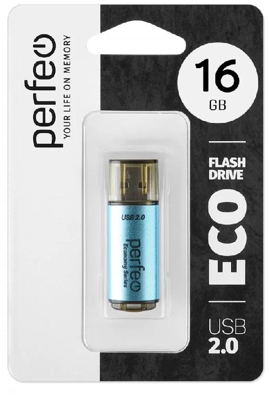 Perfeo USB 16GB E04 Blue economy series