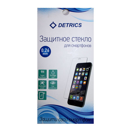 Защитное стекло на экран для I-Phone 5S ( Detrics) (белое)