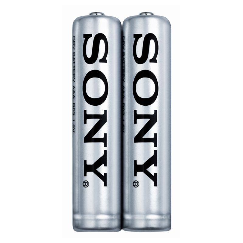 Батарейка солевая SONY R03/2SH AAA New Ultra  (2 шт. в пленке)