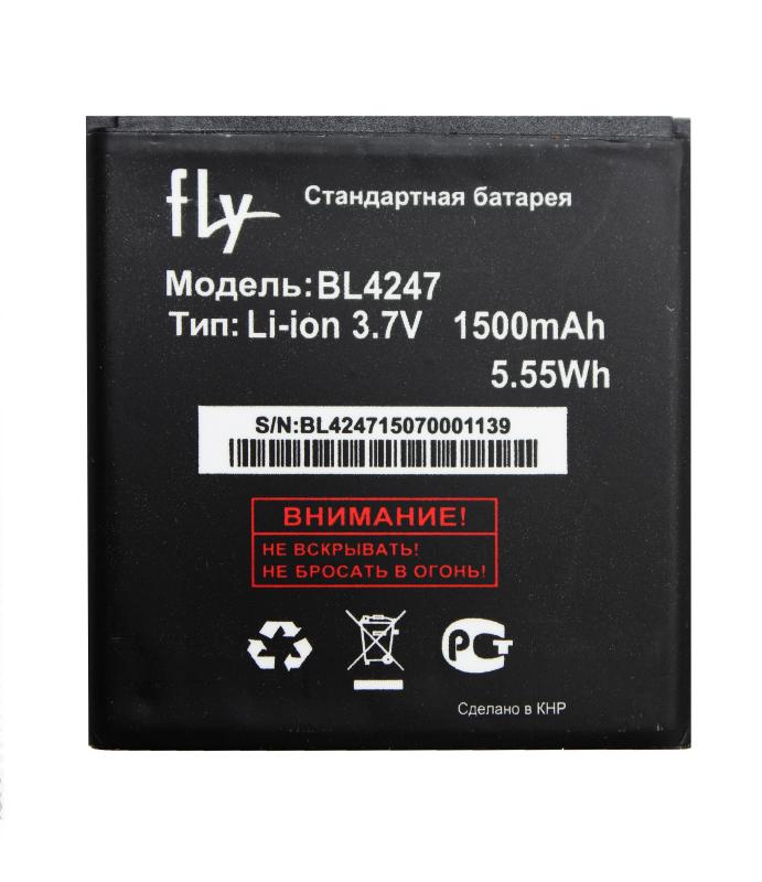 Аккумулятор для Fly BL-4247 на тел. IQ442/448 1500 mAh (Econom, тех.упаковка)
