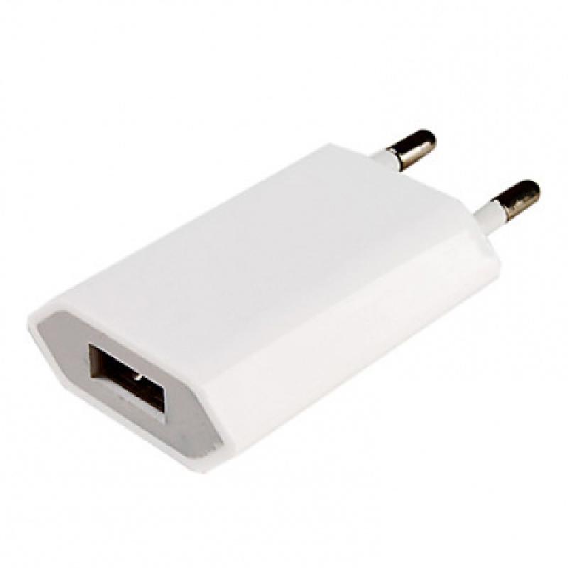 СЗУ с USB 1000 m/a  плоские  (Белый)