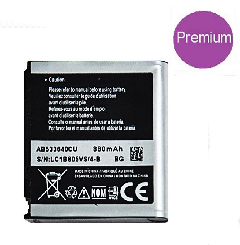 Аккумулятор Premium для Sam G600, S3600, S3100, B3310  AB423643C 880 mAh