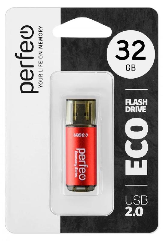 Perfeo USB 32GB E04 Red economy series