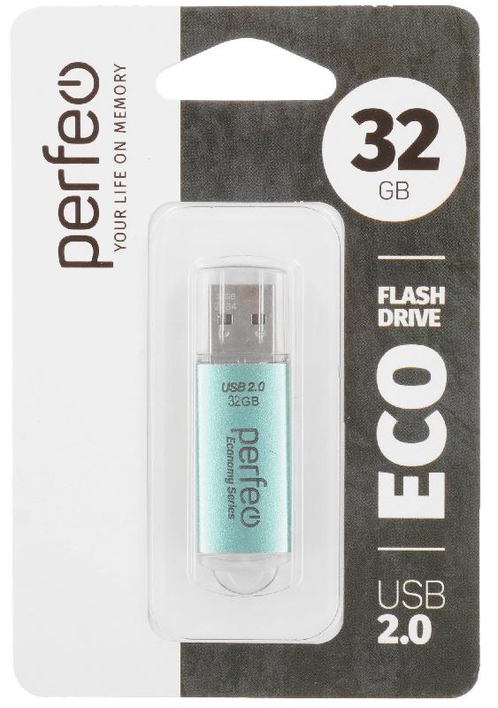 Perfeo USB 32GB E01 Green economy series