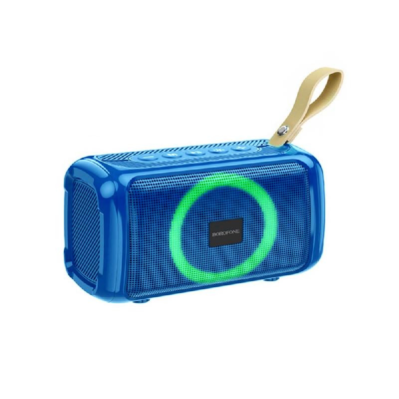 Колонка портативная Borofone, BR17, Cool sports, Bluetooth, цвет: синий