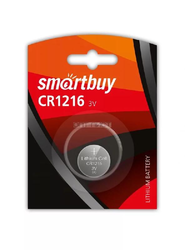 Элемент питания Smartbuy  CR1216/1B  Li-Ion (1 шт.)