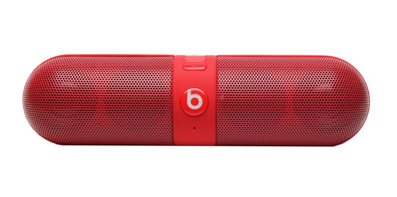 Колонка MB Pill Bluetooth (MP3, FM, AUX, Mic)  (Красный)