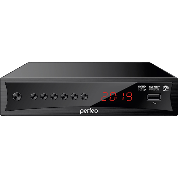 Perfeo DVB-T2/C приставка &quot;CONSUL&quot; для цифр.TV, Wi-Fi, IPTV, HDMI, 2USB,пультДУ, DolbyDigital 